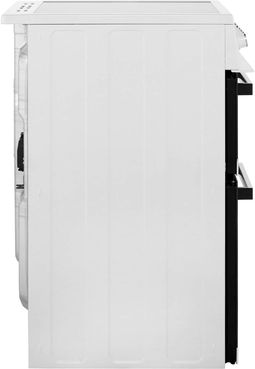 Beko 50cm Double Oven Electric Cooker - White
