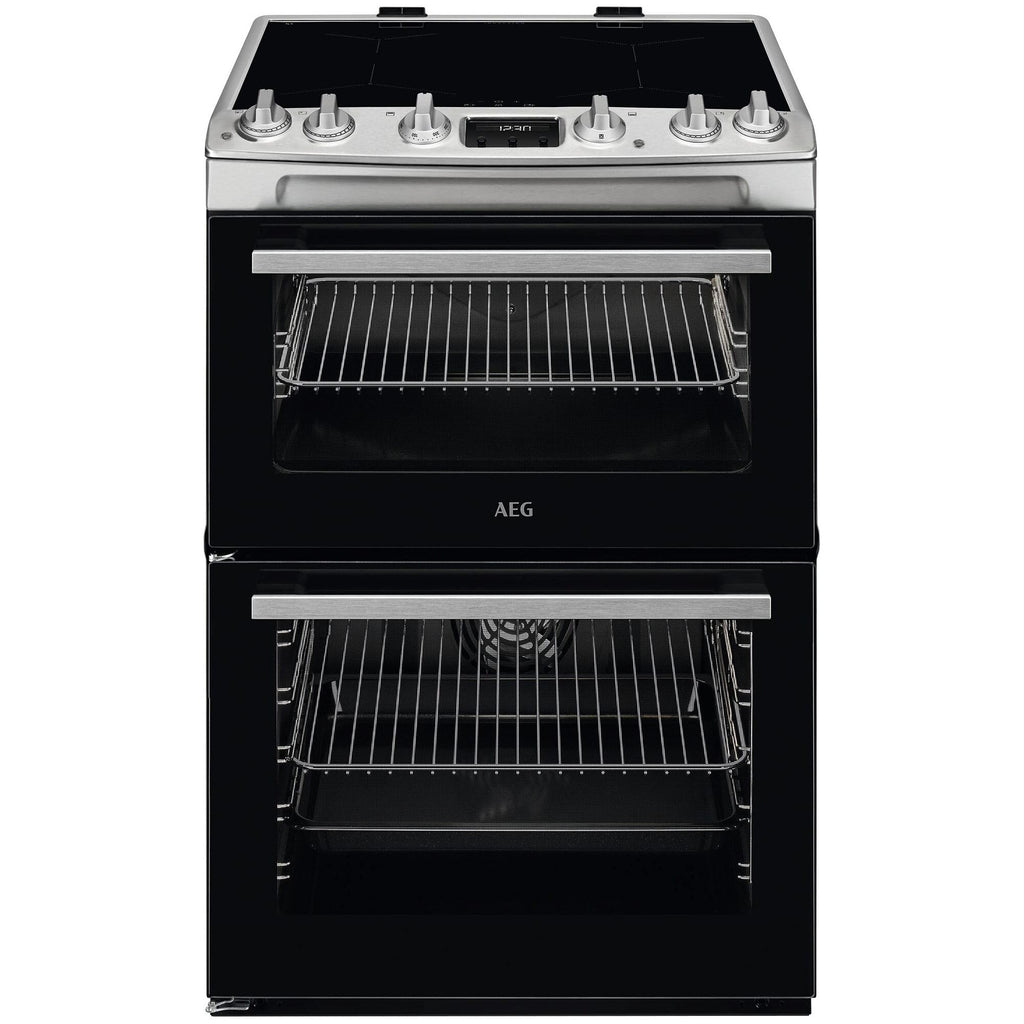AEG Double Cavity Cooker CCX6501ACM, 77/39 L, Ceramic Hob, Class A